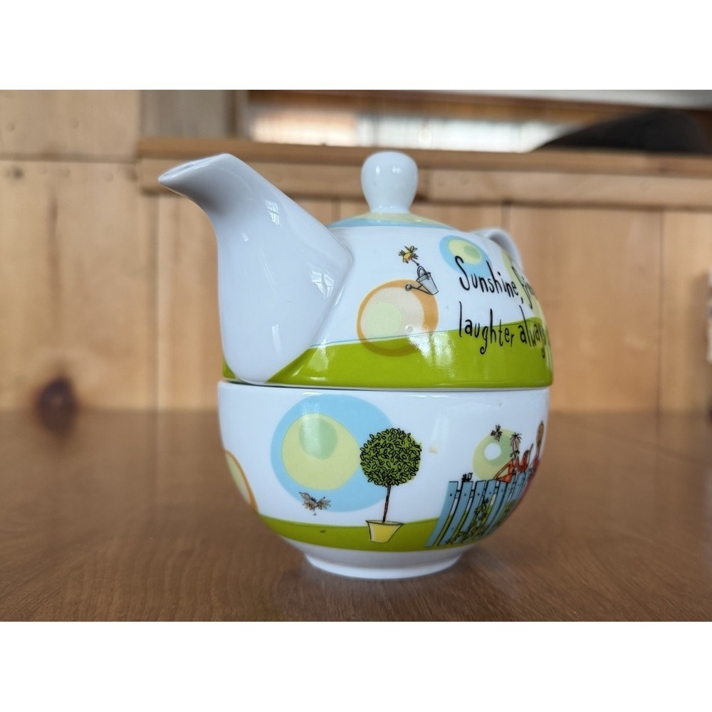 Creative Tops Born To Shop Gifts For Her Sunshine Friends Laughter Cup Teapot 09 - Picture 5 of 15
